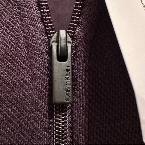 NWT Calvin Klein zip up bomber jacket, size Small - Picture 4 of 6